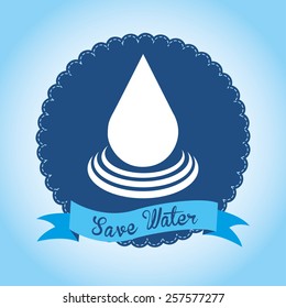 natural water design, vector illustration eps10 graphic 