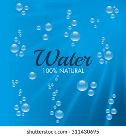 Natural water design, vector illustration eps 10. Natural water design, vector illustration eps 10.