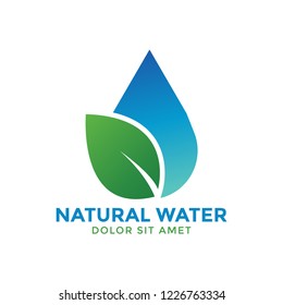 Natural Water Graphic Design Template Vector Stock Vector (Royalty Free ...