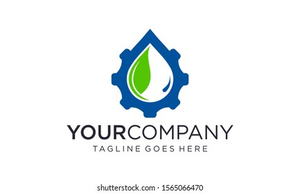 Natural water industry logo designs