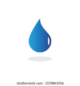 Natural water leaf logo and symbol template
