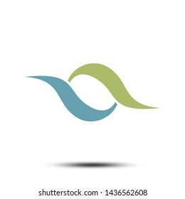 Natural Wave Vector Logo Template 