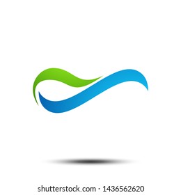 Natural Wave Vector Logo Template 
