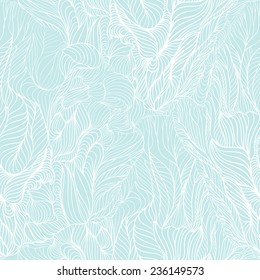 Natural wavy seamless pattern. Frozen window or sea ripple.