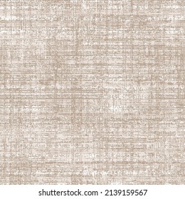 Natural White Gray French Linen Texture Background. Old  Flax Fibre Seamless Pattern. Organic Yarn Close Up Weave Fabric for Wallpaper, tan  Beige Cloth Packaging Canvas. Vector EPS10 Repeat Tile