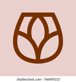 Natural Wine Minimal Icon