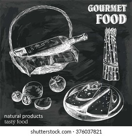 natural wine and snacks