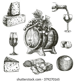 natural wine and snacks
