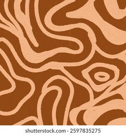 Natural Wood Grain Pattern Illustration