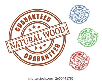 Natural Wood Guarantee Authentic Seal Certification