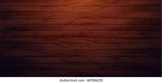 Natural wood texture, old wooden background, vintage panels. Grunge retro pattern. Hand drawn vector illustration, separated editable elements under mask