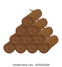 natural wooden logs organic texture