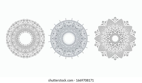 fondo de Mandala simple hecho a mano/natural
