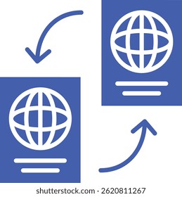 Icono de Vector de naturalización. Se puede utilizar para aplicaciones de impresión, móviles y de Web.