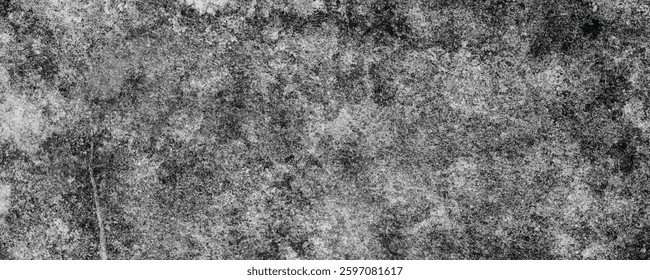 A Naturally Cracked and Eroded Dark Surface with Unique Abstract and Weathered Patterns
