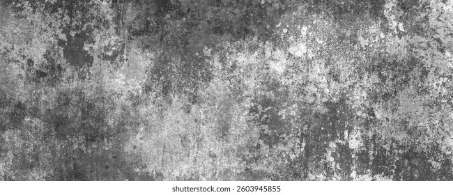 A Naturally Distressed and Eroded Concrete Wall with Organic and Abstract Textures

