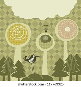 Nature abstract background with space for text