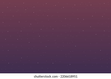 Nature Abstract Background Sunset Sky With Stars Purple Colors Color Vector Design
