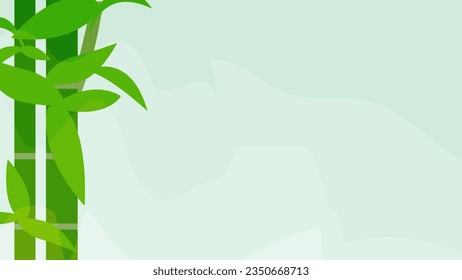 an nature abstract background that can be used for slide backgrounds, banners etc.
This design is themed on bamboo, green and blue.