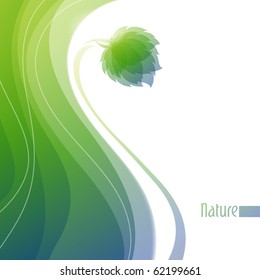 Nature. Abstract background. Vector illustration.