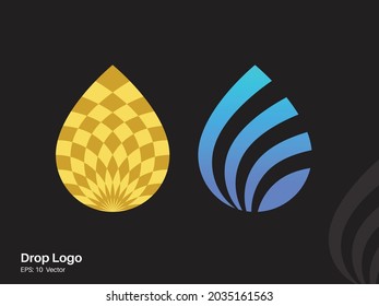 Nature Abstract element, Water, Fire, Gradient elements on dark background. Nature logo. Air Earth line logo. Alternative energy sources. Fire Water Eco logy
