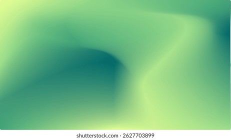 Natureza Abstrato gradiente fundo. Cor verde e azul turva. Fundo do céu e grama com luz solar. Conceito ecológico para design gráfico, banner ou cartaz. Ilustração vetorial.
