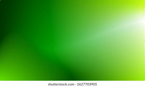 Nature Abstract gradient background. Green and blue blurred color. Backdrop sky and grass with sunlight. Ecology concept for your graphic design, banner or poster. Vector illustration.
