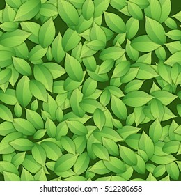 Nature abstract green seamess pattern. Vector Illustration, eps10, contains transparencies.