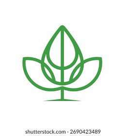 Naturaleza Logotipo abstracto Estilo moderno