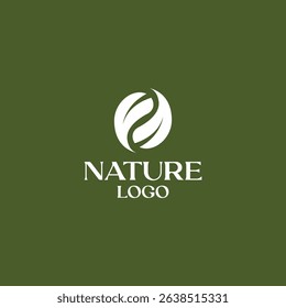 Nature aesthetic cosmetics logo template business, natural branding design vector, beauty boutique logo design illustration