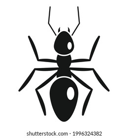 Nature ant icon. Simple illustration of Nature ant vector icon for web design isolated on white background