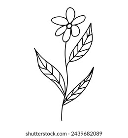 nature art vector illustration isolated on white background