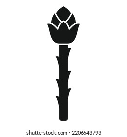 Nature asparagus icon simple vector. Vegetable plant. Organic salad