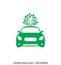 Nature Auto Car Vector Logo Design Element