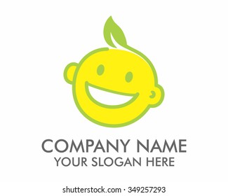 nature baby logo icon vector