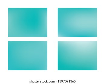 Nature backdrops. Abstract blue and green blurred gradient mesh backgrounds. Empty backdrop.