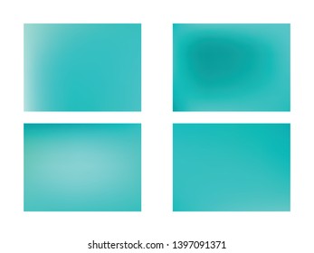 Nature backdrops. Abstract blue and green blurred gradient mesh backgrounds. Empty backdrop.