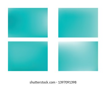 Nature backdrops. Abstract blue and green blurred gradient mesh backgrounds. Empty backdrop.