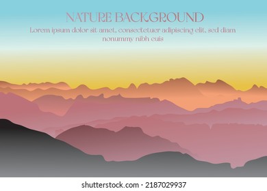 NATURE BACKGROUND COLORFULL TEMPLATE FREE DOWNLOAD