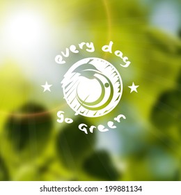 Nature background for go green
