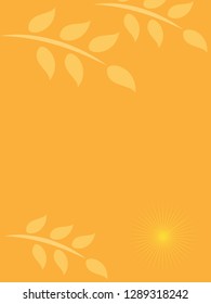 nature background with gradient color and sunlight vector illustration, banner, print, fabric, monitor, screen