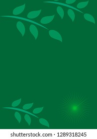 nature background with gradient color and sunlight vector illustration, banner, print, fabric, monitor, screen