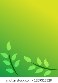 nature background with gradient color and sunlight vector illustration, banner, print, fabric, monitor, screen