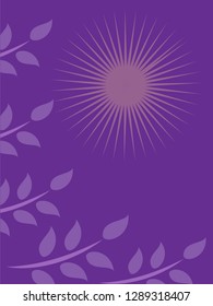 nature background with gradient color and sunlight vector illustration, banner, print, fabric, monitor, screen