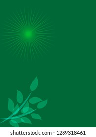 nature background with gradient color and sunlight vector illustration, banner, print, fabric, monitor, screen