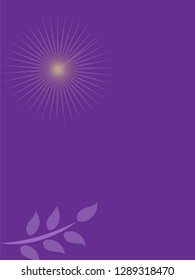 nature background with gradient color and sunlight vector illustration, banner, print, fabric, monitor, screen