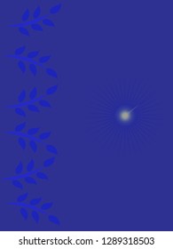 nature background with gradient color and sunlight vector illustration, banner, print, fabric, monitor, screen