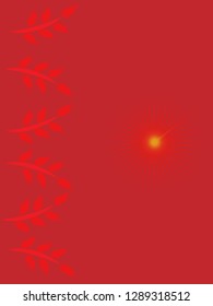 nature background with gradient color and sunlight vector illustration, banner, print, fabric, monitor, screen
