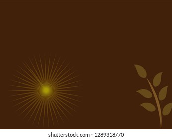 nature background with gradient color and sunlight vector illustration, banner, print, fabric, monitor, screen