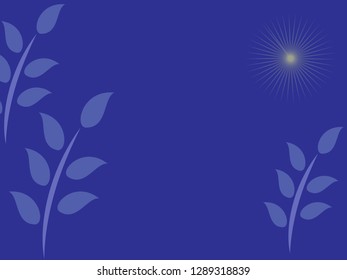 nature background with gradient color and sunlight vector illustration, banner, print, fabric, monitor, screen